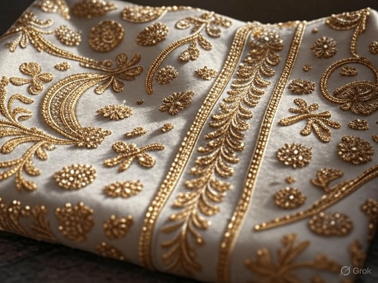 Embellished fabric details
