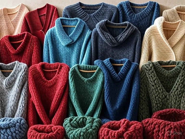 Woven and knit garments